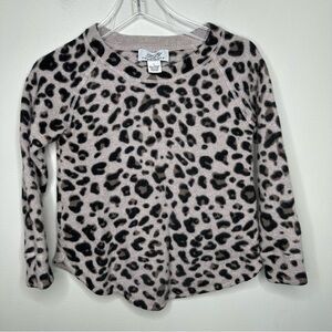 PLY Cashmere Sweater Leopard Print